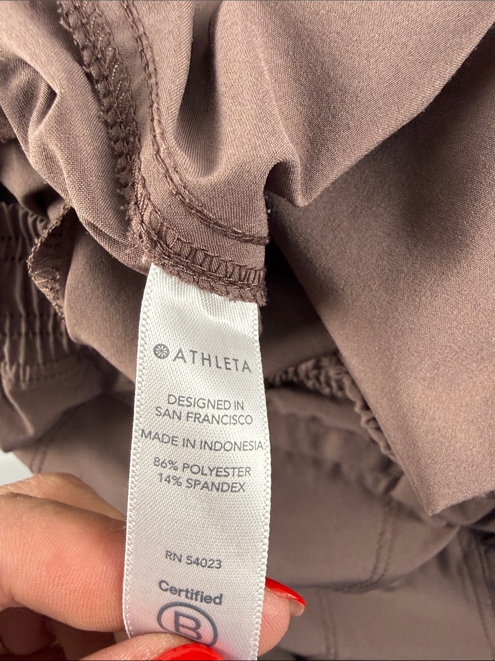 Athleta Chelsea Utility Joggers Brown Women's Size 8 Cargo Hiking EUC - Picture 11 of 11